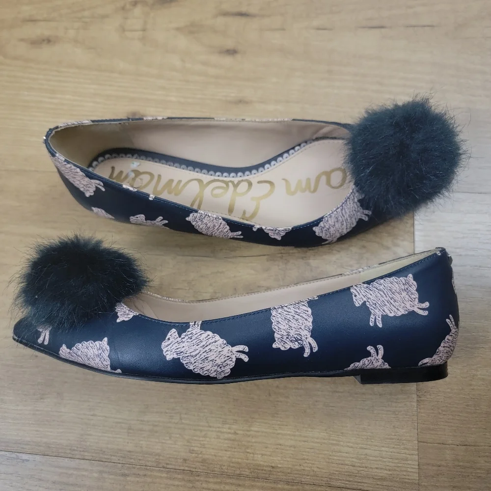 Sam Edleman Raddie Pointed Toe with PomPom - Picture 11 of 16